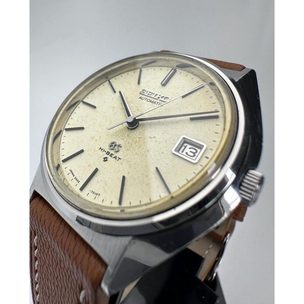 SOLD!!) 36mm • 1973 Vintage Grand Seiko 56GS 5645-7010 - E&S Watches